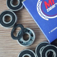 Stainless steel hybrid bearings